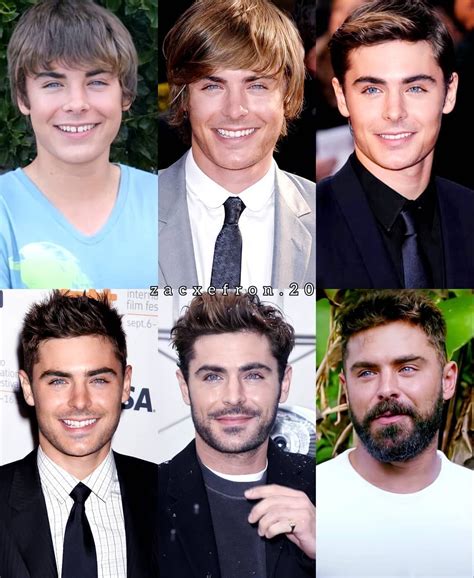 zac efron through the years